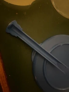 NEU Tupperware Tafelperle Pikantus Vorratdose,mit Gurkenlift,hellblau,selten - Bild 1 von 7