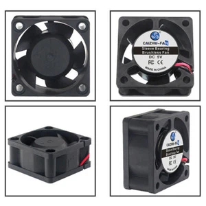 2/4x Lüfter Gehäuselüfter 5V 12V 24V für PC Computer 40x40x20mm 40mm leise FAN - Afbeelding 1 van 6