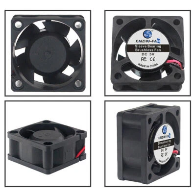 2/4x Lüfter Gehäuselüfter 5V 12V 24V für PC Computer 40x40x20mm 40mm leise FAN - Bild 1 von 4