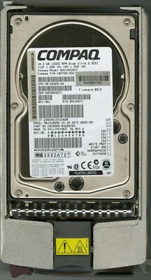 HP / Compaq 18.2Gb SCSI Wide Ultra 2 drive with caddy *NEVER USED* 3R-A0527-AA - Image 1 of 4