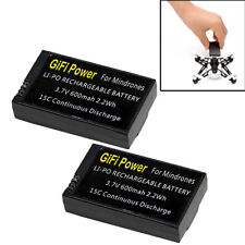 Refuelergy 2-Pack Battery for PARROT MINIDRONES Jumping Sumo Rolling Spider 15C