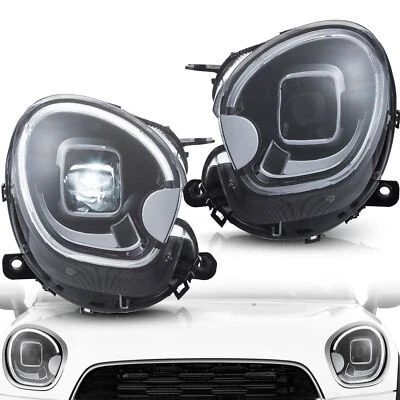 Faros LED VLAND FULL para Mini Cooper Countryman R60 2010-16 con animación DRL Foto 1 de 4