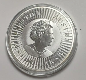 2022 Australian Silver Kangaroo Coin BU 1oz Fine Silver - Picture 1 of 2