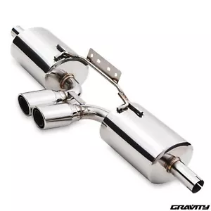 STAINLESS REAR SILENCER EXHAUST BACK BOX FOR PORSCHE BOXSTER 986 2.5 2.7 3.2 96- - Picture 1 of 12