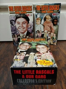 The Little Rascals Our Gang Two Pack VHS Set Collectors Edition 2004 NEW - Foto 1 di 4