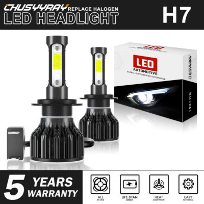 Para Mercedes-Benz SL500 2003-2006 LED Faros Bombilla Brillante 6000K Blanco Kit 2X Foto 1 de 4