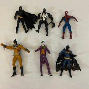 Batman And Spider-Man Action Figures 90s & 00s Retro Venom, Joker - Picture 1 of 18