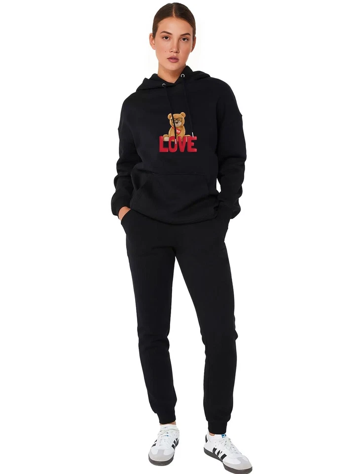 Women & Kids Pullover Tracksuit Hoodie or Trouser Set Perfect for Jogging Casual - Image 1 of 1