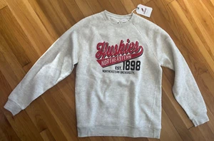 Northeastern University Huskies 1898 Crew Neck Sweatshirt NWT League Brand - Picture 1 of 4