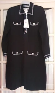 Michael Kors Contrast Stitch Button Dress, UK Size M - Picture 1 of 10