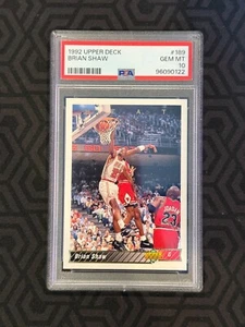 1992-93 Upper Deck Michael Jordan w/Brian Shaw #189, PSA 10, POP 3!!! - Picture 1 of 2