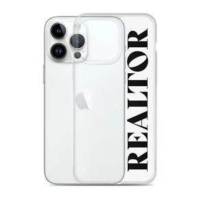 Clear Case for iPhone® Realtor, text, Realtor phone case  - Picture 1 of 13
