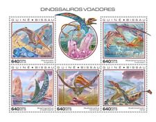 Flying Dinosaurs & Minerals MNH Stamps 2018 Guinea-Bissau M/S