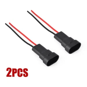 2Pcs 9005 9006 HB3 Wiring Harness Socket Headlight Fog lamp Plug Connector Wire - Picture 1 of 12