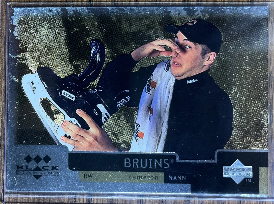 1997-98 UD BLACK DIAMOND CAMERON MANN #138 TRIPLE DIAMOND BOSTON BRUINS - Image 1 of 2