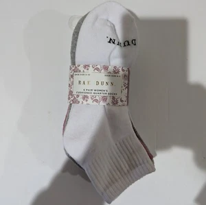 NEU Rae Dunn 6 Paar gepolsterte Quarter Socken - Bild 1 von 5