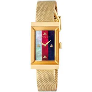 Reloj Gucci G-Frame YA147410 para mujer tono dorado - Imagen 1 de 4