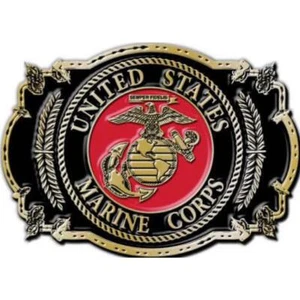 United States Marine Corps First To Fight Belt Buckle - Picture 1 of 1