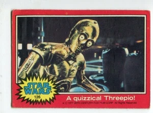 1977 Topps Star Wars #126 A quizzical Threepio! - Picture 1 of 1