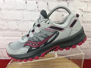 Saucony Excursion TR13 Trail Running Shoes (S10524-21) Gray Pink Womens Size 8.5 - Picture 1 of 12