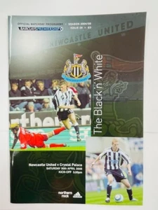 2004/05 Newcastle United V Crystal Palace 30-04-2005 Premier League - Imagen 1 de 1