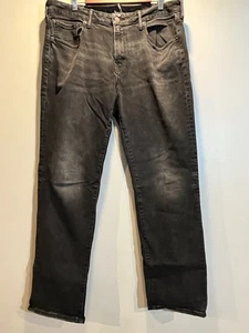 American Eagle Jeans Herren 38x32 Schwarz Original Straight Next Level Flex Whisker - Bild 1 von 10