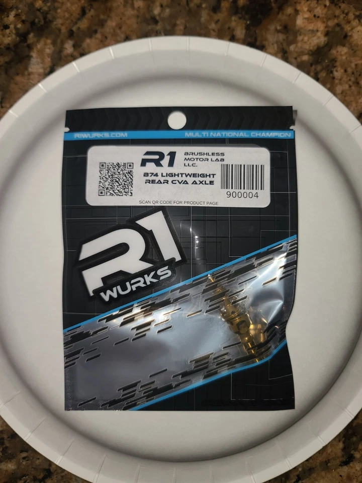 Eje trasero ligero R1Wurks B74 pieza # 900004 (ASC92207) Foto 1 de 1