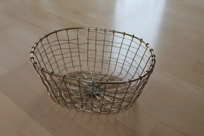 Aufbewahrungskorb gold oval - Bild 1 von 2