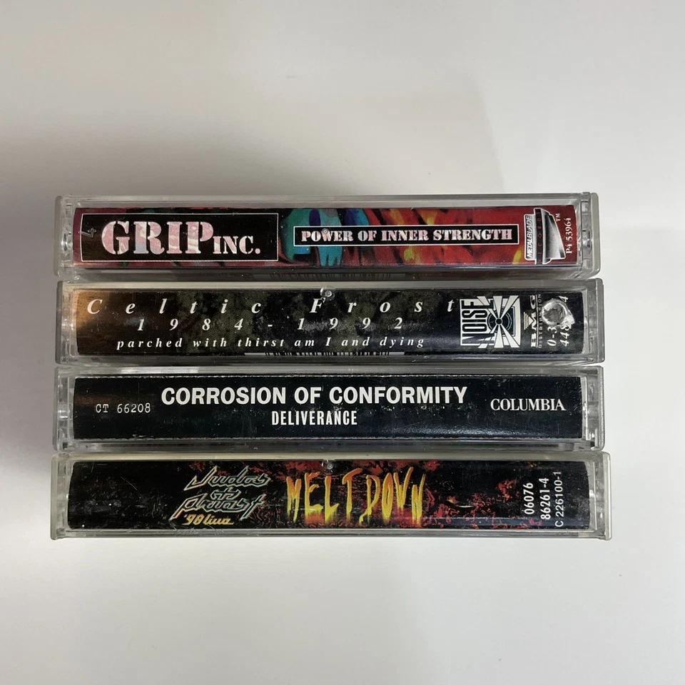 Cassette Lot Heavy Metal 90s COC Grip Inc. Celtic Frost Judas Priest - Image 1 of 4