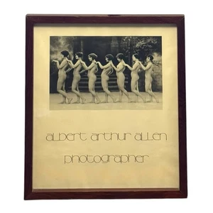 Vintage Albert Arthur Allen Photography “Chorus Line / Lotus Dance” Poster Print - Picture 1 of 3
