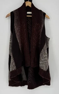 Anthropologie Sleeping On Snow Mabli Sweater Vest Cardigan XS/Small Wool Blend - Picture 1 of 6