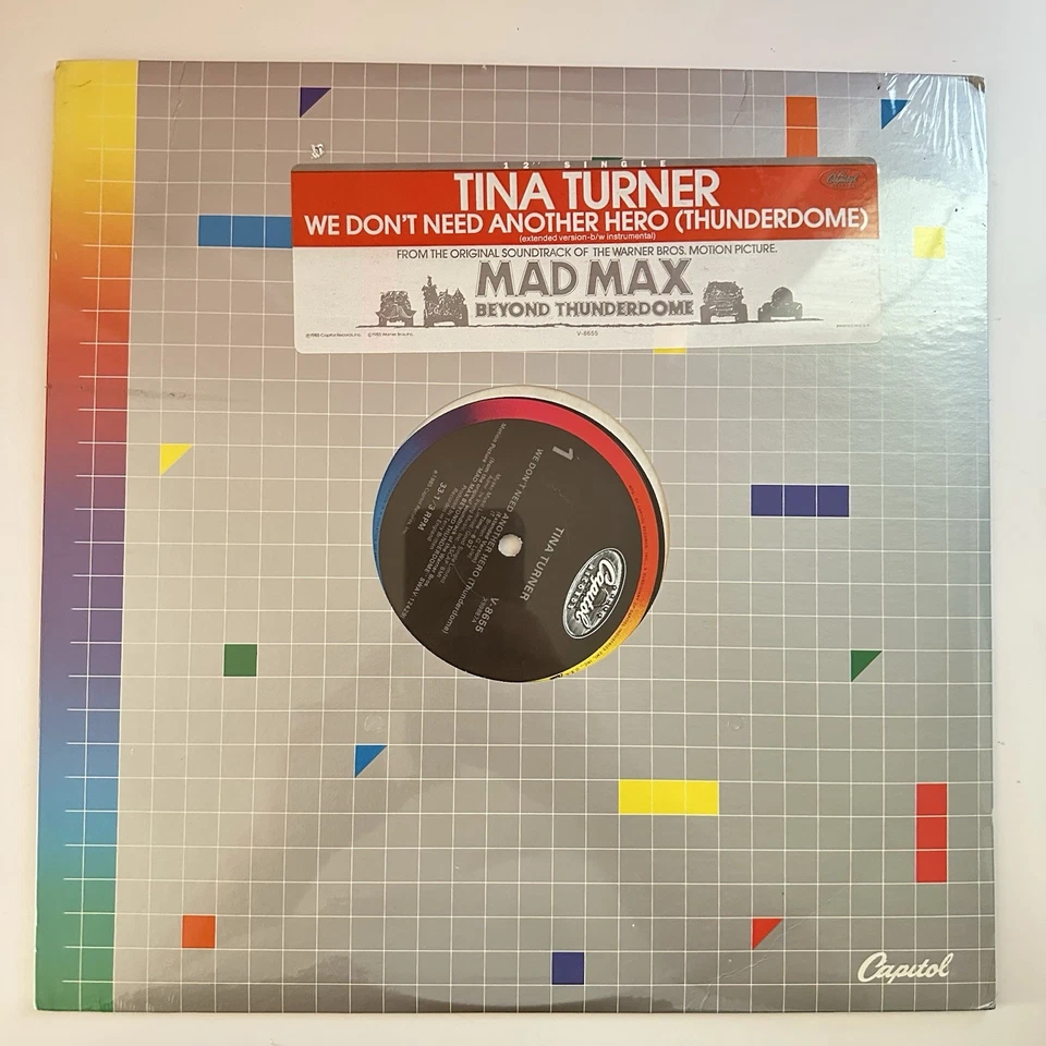 SEALED Tina Turner - Mad Max Vinyl Thunderdome LP We Don’t Need Another Hero LP - Image 1 of 3