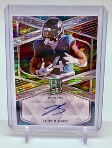 2024 Panini Spectra Tank Bigsby #SIG-TBY Celestial Prizm Auto #’d/75 Jags Eagles - Bild 1 von 3