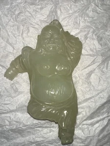 Jade geschnitzt Buddah sehr fein detailliert wunderschön - Bild 1 von 7