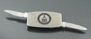 Zippo University Southern Michigan Advertising Money Clip Folding Pocket Knife - Picture 1 of 11
