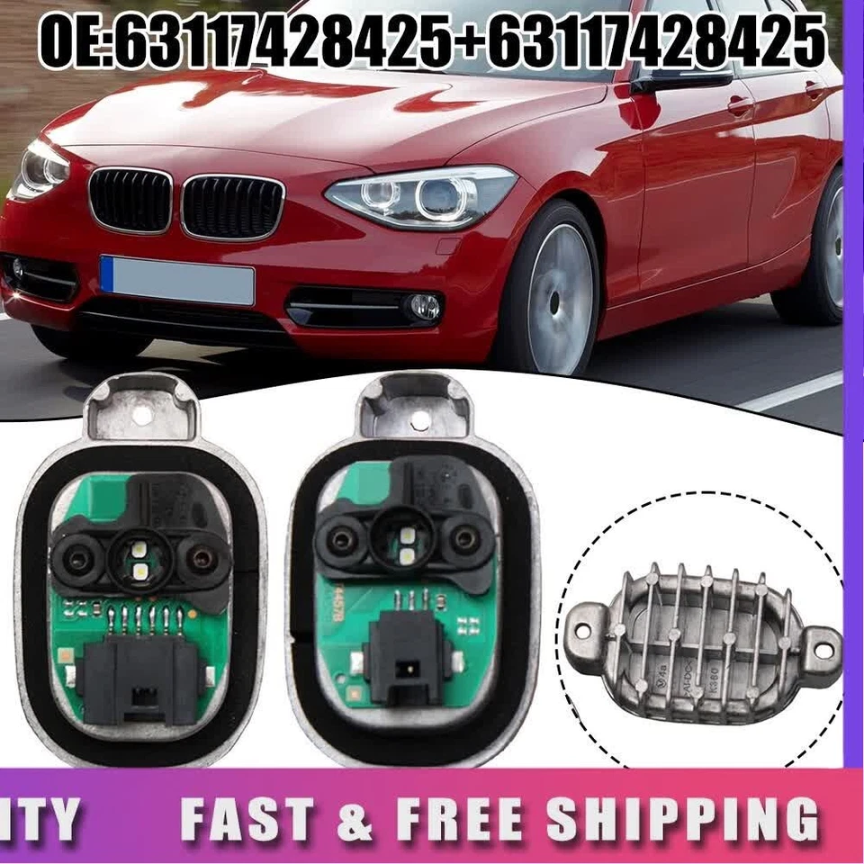 Para BMW 1' F20 F21 LCI 118d Faro LED DRL Módulos 63117428425 Foto 1 de 4