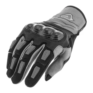 ACERBIS 0022214 GUANTI CE CARBON “G” 3.0 NERO E GRIGIO OMOLOGATO CROSS MOTO TG.S - Foto 1 di 3