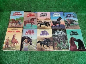 Lot Of 10 The Black Stallion Vintage Books by Walter Farley - Picture 1 of 2