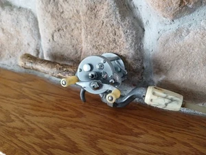 Pflueger Nobby 1963C On Cork Handle GEP-ROD Bakelite Collor, GLASS - Picture 1 of 19