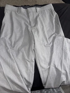 Kenneth Cole Reaction Anzughose Herren grau modern fit Mikrokariert Größe 31W 32L - Bild 1 von 10