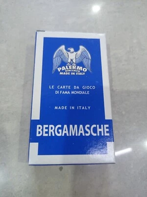 MAZZO CARTE BERGAMASCHE PLASTIFICATE carte di fama mondiale made Italy  - Immagine 1 di 3