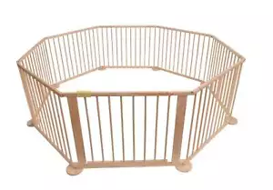 BABY LAUFSTALL 7,2M INKLUSIVE TÜR 6-ECKIG ABSPERRGITTER KAMINSCHUTZGITTER - Bild 1 von 3
