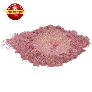 SPARKLE ROSE PINK LUXURY MICA COLORANT PIGMENT POWDER COSMETIC GRADE 4 OZ - Picture 1 of 12