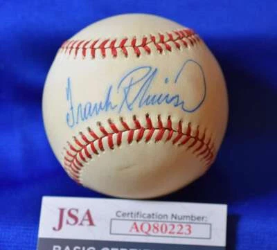 Frank Robinson JSA Cert Signed National League ONL Autograph Baseball - Image 1 of 2
