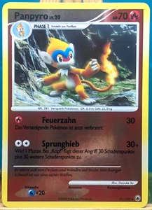 POKEMON - Majestuosa Mañana - Panpyro Lv. 20 - 41/100 - HOLO INVERSO - DE - Imagen 1 de 2