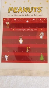 Hallmark Peanuts Magnetic Advent Calendar 12"x12" Good Tiding of Great Joy! - Picture 1 of 8