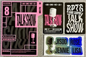 BLACKPINK the GAME BPTG TALK SHOW EDITION Sticker/Spielcode ohne Fotokarten - Bild 1 von 2