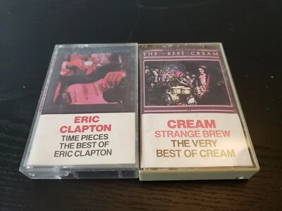 Eric Clapton & Cream Cassettes- ‘Strange Brew’  & ‘Time Pieces’- Tested - Image 1 of 4