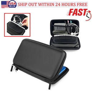 Black EVA Travel Carrying Case Protective Pouch For Nintend New 2DS XL 3DS LL - Picture 1 of 7