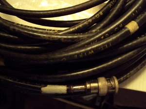 RG-62A/U coaxial; 92 ohmios; conectores BNC ambos extremos; 80 pies - Imagen 1 de 1